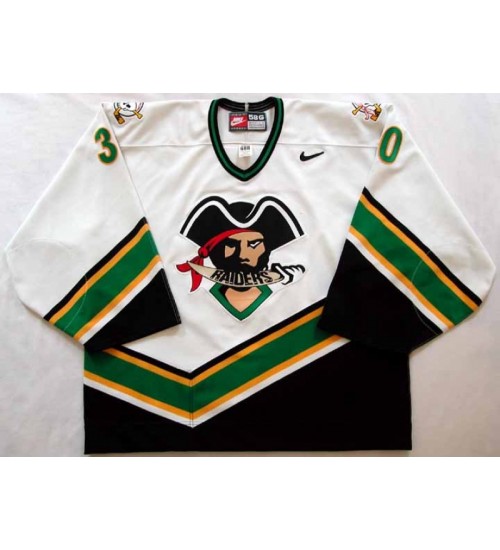 Custom WHL Prince Albert Raiders 2000s Aaron Sorochan Home Hockey Jersey White